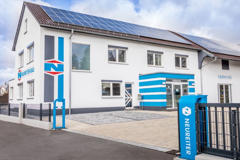 Neureiter Bau Geschäftsstelle Fremdingen Eingang Kontakt Öffnungszeiten